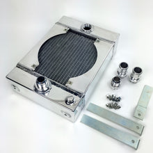 Load image into Gallery viewer, CSF Cooling - Racing &amp; High Performance Division Radiator CSF Cooling - Racing &amp; High Performance Division The KING Cooler - Ultimate Drag Race Radiator w/ SPAL Fan &amp; Mounting Kit 7065
