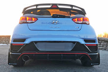 Load image into Gallery viewer, Rally Armor 19-22 Hyundai Veloster N Black UR Mud Flap w/ Red Logo Mud Flaps Rally Armor   
