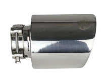 Load image into Gallery viewer, aFe MACH Force-Xp 2-1/2in 304 SS Clamp-On Exhaust Tip 2.5in In / 4.5in Out / 7in.L - Polished Tips aFe   
