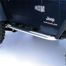 Load image into Gallery viewer, Rugged Ridge 3-In Round Tube Steps SS 97-06TJ Rugged Ridge
