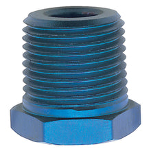 Load image into Gallery viewer, Russell Performance 1/2in Male to 1/8in Female Pipe Bushing Reducer (Blue)
