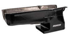 Load image into Gallery viewer, Moroso 86-Up Chevrolet Small Block (w/1 Piece Rear Main Seal) Wet Sump 6qt 9in Steel Oil Pan - Black Moroso
