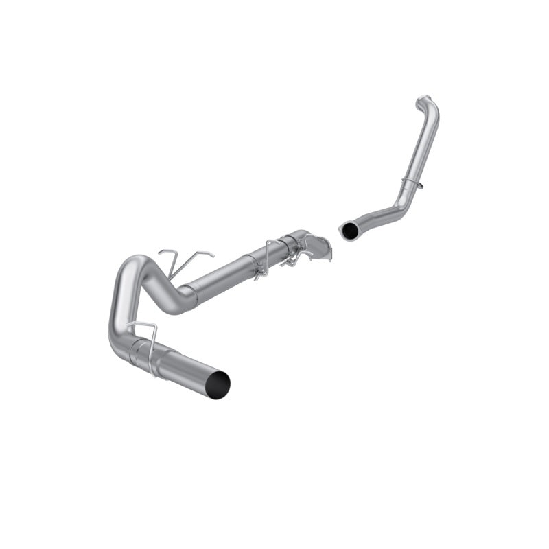 MBRP 03-07 Ford F-250/350 6.0L EC/CC Turbo Back Single Side (Stock Cat) - no Muffler MBRP