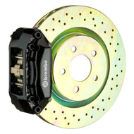 Brembo 04-08 Mazda6/06-08 Fusion Front GT BBK 4 Piston Cast 2pc 330x28 1pc Rotor Drilled-Black | 1A4.6005A1