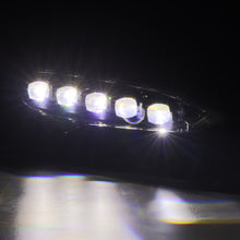 Load image into Gallery viewer, AlphaRex 12-21 Tesla Model S NOVA LED Proj Headlights Alpha-Black w/Actv Light &amp; Seq.Sig / SB DRL AlphaRex
