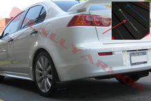 Load image into Gallery viewer, Rally Armor 07-17 Mitsubishi Lancer Black UR Mud Flap w/ Silver Logo Mud Flaps Rally Armor   
