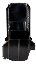 Load image into Gallery viewer, Moroso 80-85 Chevrolet SBC (w/Passenger Side Dipstick) Wet Sump 5.5qt 7.5in Steel Oil Pan - Black Moroso
