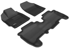 Load image into Gallery viewer, 3D MAXpider 2007-2011 Toyota Yaris Hatchback Kagu 1st &amp; 2nd Row Floormats - Black | L1TY02401509
