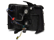 Load image into Gallery viewer, Raxiom 07-13 Chevrolet Silverado 1500 Axial Series Headlights w/ LED Bar- Blk Housing (Clear Lens) Headlights Raxiom
