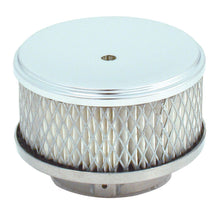 Load image into Gallery viewer, Spectre Air Cleaner 4in. x 2in. Chrome - Paper Air Filters - Universal Fit Spectre

