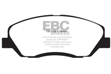 Load image into Gallery viewer, EBC 06-09 Hyundai Entourage 3.8 Ultimax2 Front Brake Pads Brake Pads - OE EBC   
