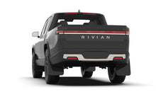 Load image into Gallery viewer, Rally Armor 22-24 Rivian R1T Black UR Mud Flap - Metallic Black Logo Mud Flaps Rally Armor   
