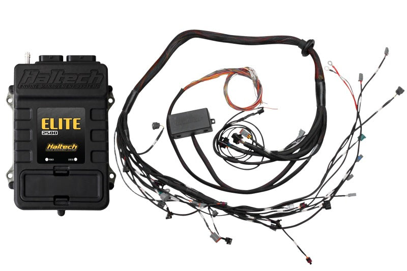 Haltech Elite 2500 Terminated Harness ECU Kit w/ EV1 Injector Connectors Programmers & Tuners Haltech