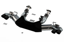 Load image into Gallery viewer, Borla 2020 Chevrolet Corvette C8 6.2 ATAK 3in Exhaust System Dual Round Rolled A/C Black Chrome Tips Catback Borla
