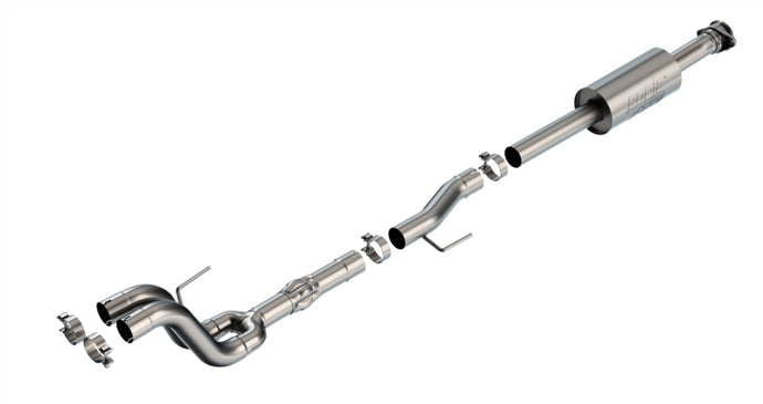 Borla 21-23 Ford Tremor 3.5L V6 AT 4WD 4DR CC SB 3in ATAK Mid-Section Exhaust Connecting Pipes Borla   