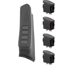 Load image into Gallery viewer, Rugged Ridge A-Pillar Switch Pod Kit Black LHD 07-10 (JK) Rugged Ridge
