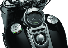 Load image into Gallery viewer, Kuryakyn Zombie Fuel &amp; Battery Gauge Chrome Kuryakyn

