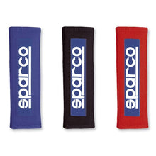 Load image into Gallery viewer, Sparco Belt Pad 3In Blue Racing
