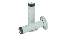 Load image into Gallery viewer, Renthal Soft/Firm MX Dual Compound Grips Tapered 1/2 Waffle - Gray/Black Grips Renthal   
