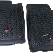 Load image into Gallery viewer, Rugged Ridge Floor Liner Front Black 2007-2018 Jeep Wrangler Unlimited JK 4 Dr Rugged Ridge
