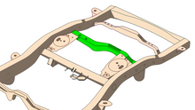 Load image into Gallery viewer, Rust Buster 4Runner &amp; FJ Cruiser Rear Track Bar Crossmember

