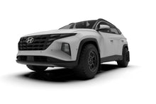 Load image into Gallery viewer, Rally Armor 22-24 Hyundai Tucson Black UR Mud Flap w/White Logo Mud Flaps Rally Armor   
