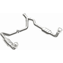 Load image into Gallery viewer, MagnaFlow Conv DF 95-99 Range Rover 4.0/4.6L GEMS Y-Pipe Assembly *NOT FOR SALE IN CALIFORNIA*

