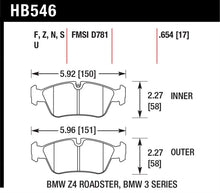 Load image into Gallery viewer, Hawk DTC-70 Brake Pads 98-02 BMW Z3/03-08 BMW Z4 Brake Pads - Racing Hawk Performance   
