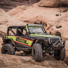 Load image into Gallery viewer, Westin/Snyper 07-17 Jeep Wrangler Triple Tube Rock Rail Steps - Textured Black Westin
