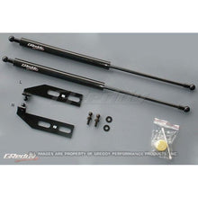 Load image into Gallery viewer, GReddy 93-96 Mazda RX7 FD3S Engine Hood Lifter Kit (Designed for OEM weight hoods)
