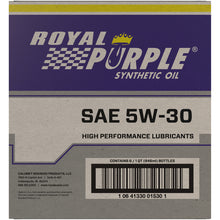 Load image into Gallery viewer, Royal Purple Premium Synthetic High Performance Multi-Grade 5W-30 Motor Oil - 1 Quart Royal Purple

