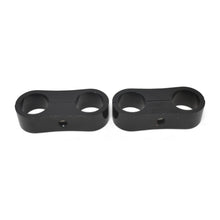 Load image into Gallery viewer, Russell Hose Separator For -10 Braided Hose - Black Anodize (2 Pack) Russell
