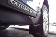 Load image into Gallery viewer, Rally Armor 15-19 Subaru Outback Black UR Mud Flap w/ Red Logo Mud Flaps Rally Armor   
