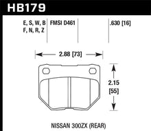 Load image into Gallery viewer, Hawk 06-07 WRX HP+ Street Rear Brake Pads Brake Pads - Performance Hawk Performance   
