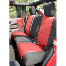 Load image into Gallery viewer, Rugged Ridge Seat Cover Kit Black/Red 11-18 Jeep Wrangler JK 2dr
