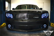 Load image into Gallery viewer, Oracle 05-10 Dodge Charger LED Fog Light Halo Kit - Amber
