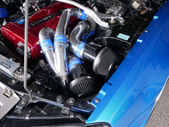 GReddy 95-02 Nissan Skyline GT-R BCNR33/BNR34 Twin Airinx AY-S Intake Kit w/ 80mm Z32 Airflow Meters | 11920264