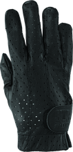Load image into Gallery viewer, Kuryakyn Leather By River Road Tucson Leather Perforated Gloves Black - Small Gloves Kuryakyn
