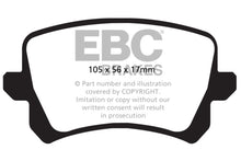 Load image into Gallery viewer, EBC 15+ Audi Q3 2.0 Turbo Ultimax2 Rear Brake Pads Brake Pads - OE EBC   
