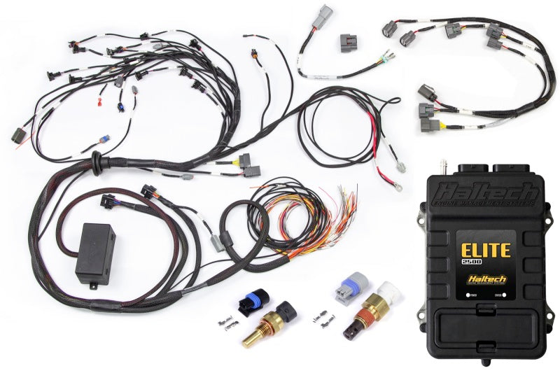 Haltech Elite 2500 Terminated Engine Harness ECU Kit w/ Late Ignition Programmers & Tuners Haltech