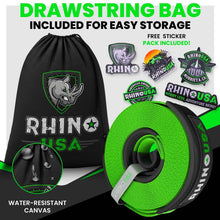 Load image into Gallery viewer, Rhino USA Tow Straps Rhino USA Recovery Tow Strap 4Inx30Ft (Black)
