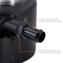 Load image into Gallery viewer, Mishimoto Universal Aluminum Coolant Expansion Tank - MWBK Mishimoto
