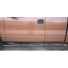 Load image into Gallery viewer, Fishbone Offroad 09-14 Ford F150 Extended Super Cab Oval Side Steps - Black Textured Fishbone Offroad
