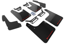 Load image into Gallery viewer, Rally Armor 12-24 Toyota 4Runner Black UR Mud Flap w/Red Logo Mud Flaps Rally Armor   
