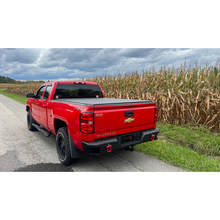 Load image into Gallery viewer, Fishbone Offroad 07-18 Chevrolet Silverado 1500/2500/3500 Double Cab Oval Side Steps -Black Textured Fishbone Offroad
