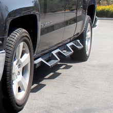 Load image into Gallery viewer, Westin 14-18 Chevrolet Silverado 1500 DC 6.5ft Bed HDX Drop W2W Nerf Step Bars - Tex. Blk Westin
