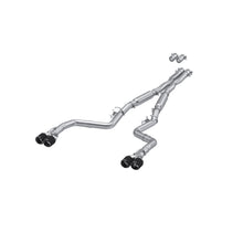 Load image into Gallery viewer, MBRP Exhaust S71133CF 3in. Cat-Back. Dual Rear Exit. Street Version. T304. Quad CF Tips Exhaust System Kit MBRP Exhaust
