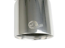 Load image into Gallery viewer, aFe MACH Force-Xp 2-1/2in 304 SS Clamp-On Exhaust Tip 2.5in In / 4.5in Out / 7in.L - Polished Tips aFe   
