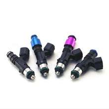 Load image into Gallery viewer, Injector Dynamics ID1050X Injectors - 60mm Length - 11mm Blue Top - 204 Lower Cushion (Set of 4)
