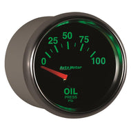 Autometer GS 0-100 PSI Short Sweep Electronic Oil Pressure Gauge | 3827